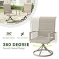 thumbnail image 4 of Vicllax Outdoor Patio Dining Set American Country Style Metal 42"for Garden Lawn (5 Pcs), 4 of 12