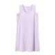 thumbnail image 5 of Camisón largo de poliéster para mujer, sin mangas, cuello redondo, informal, moderno y elegante., 5 of 6