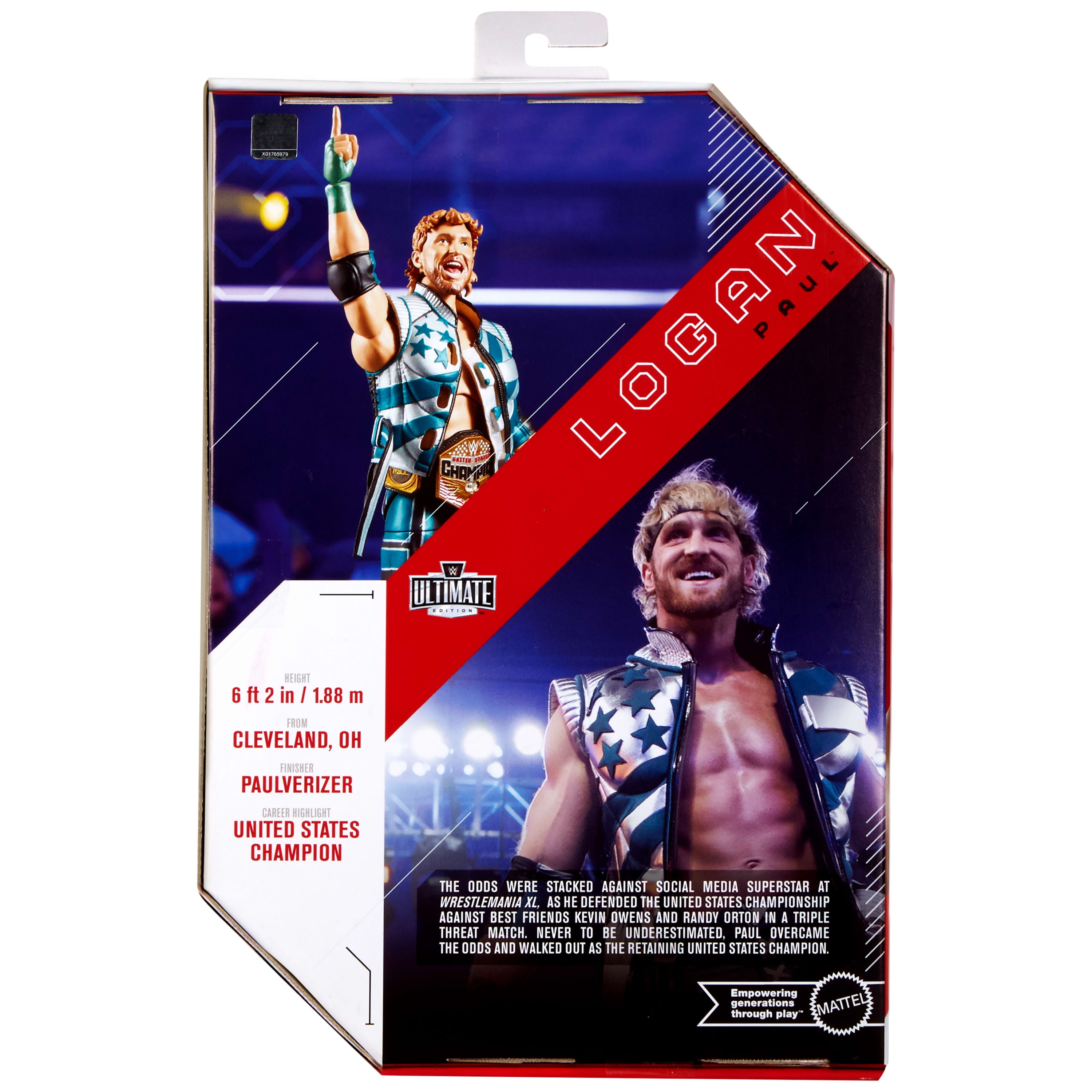 WWE Ultimate Edition Logan Paul Action Figure & Accessories Set, 6-inch Collectible Superstar