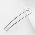 thumbnail image 1 of 4 Pieces U-Shaped Hairpin French Style Hair Stick Metal Hair Pin, 1 of 6