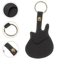 thumbnail image 3 of PU Leather Guitar Picks Case Guitar Picks Holder Portable Guitar Pick Case with Key Chain, 3 of 7