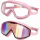 thumbnail image 1 of Chenchen Swim Goggles 2 Pack Anti-Fog Anti-UV Wide View Swimming Goggles（Pink）, 1 of 1