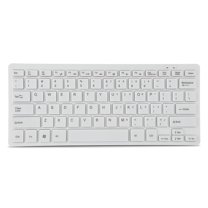 GJX Ultra-Thin Mini Keyboard With Plug And Play Capability, 78 Keys And High Sensitivity For Desktop And Laptop Use, Ergonomic Design And Standard Usb Interface, White