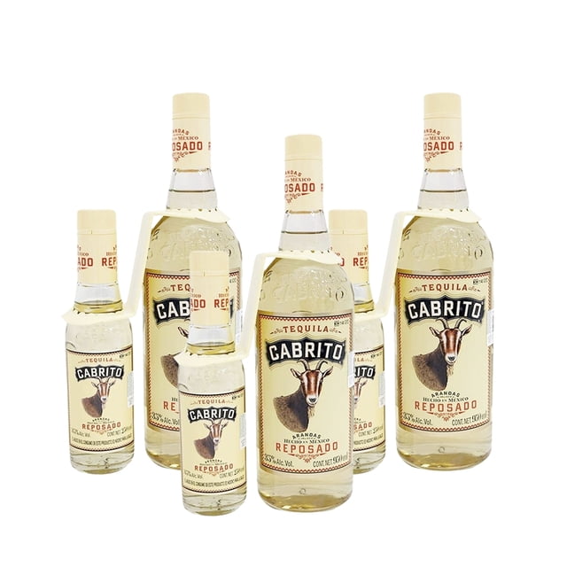 Pack De 3 Tequila Cabrito 750ml C/ Pacha De 250 ml