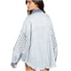 thumbnail image 4 of Puntoco Ladies Casual Fashion Lapel Lentejuelas Tassel Washed Jacket Denim Jacket Liquidación Puntoco Puntoco-6761, 4 of 9