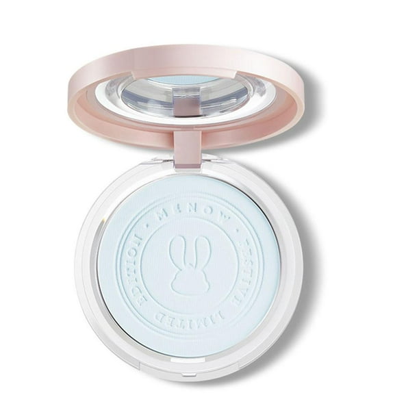 TQEHS Polvos Mate Polvos Compactos Naturales Suaves Control de Aceite Maquillaje Fijo Rostro Nuevo D5 I4M3