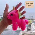 thumbnail image 1 of Mini llaveros colgantes de dibujos animados para niños y niñas, llaveros de unicornio, peluche suave, Animal Popular, caballo, juguete colgante, 1 of 5