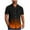 hgg140-Orange, variant on Yaoyar Men's Gradient Printed Button-Down Collar Short Sleeve Cardigan Shirt Stylish Lapel Top Casual Versatile Daily Wear Smart-Casual Active Tees