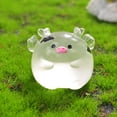thumbnail image 2 of Micro View Angel Animal Jardinería Luz de Noche Pequeño Adorno Transparente Alado Cerdo Patito Resina Accesorios, 2 of 7