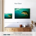 thumbnail image 4 of Elephant Stock Peacock Bass Wall Art - Horizontal Canvas Wall Art - Living Room Wall Decor - Animal Canvas - Teal And Yellow Decor - 12" x 8", 4 of 8