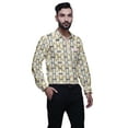 thumbnail image 2 of BESTMAN Slim FitShirtsFor Men Button DownLong Sleeve PrintedShirtsFor Boys, 2 of 5
