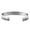 D, variant on Foqnuq Stainless Steel Memorial Bracelet for Wife, Elegant Engraved Cuff, Adjustable Open Design, Unisex Commemorative Jewelry for Weddings & Anniversaries