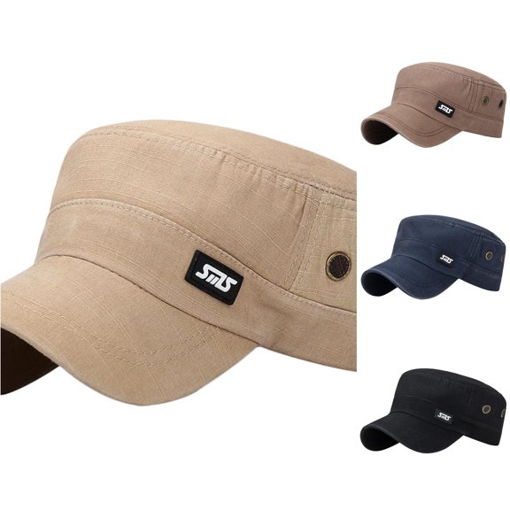 LiuXxxx Unisex Sport Fashion Baseball Caps Flat Sun Hat Style Headwear For Athletic Outdoor Casual Daily Wear Adjustable Comfortable Breathable Khaki