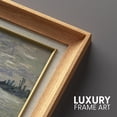 thumbnail image 5 of IDEA4WALL Premium Frame Wall Art Storm Cloud Sky Over Pastel Lake Landscape Print Impressionism Nature Wilderness Farmhouse Wall Decor Rustic Famous Fine Art for Bedroom, Office - 26"x36" Natural, 5 of 5