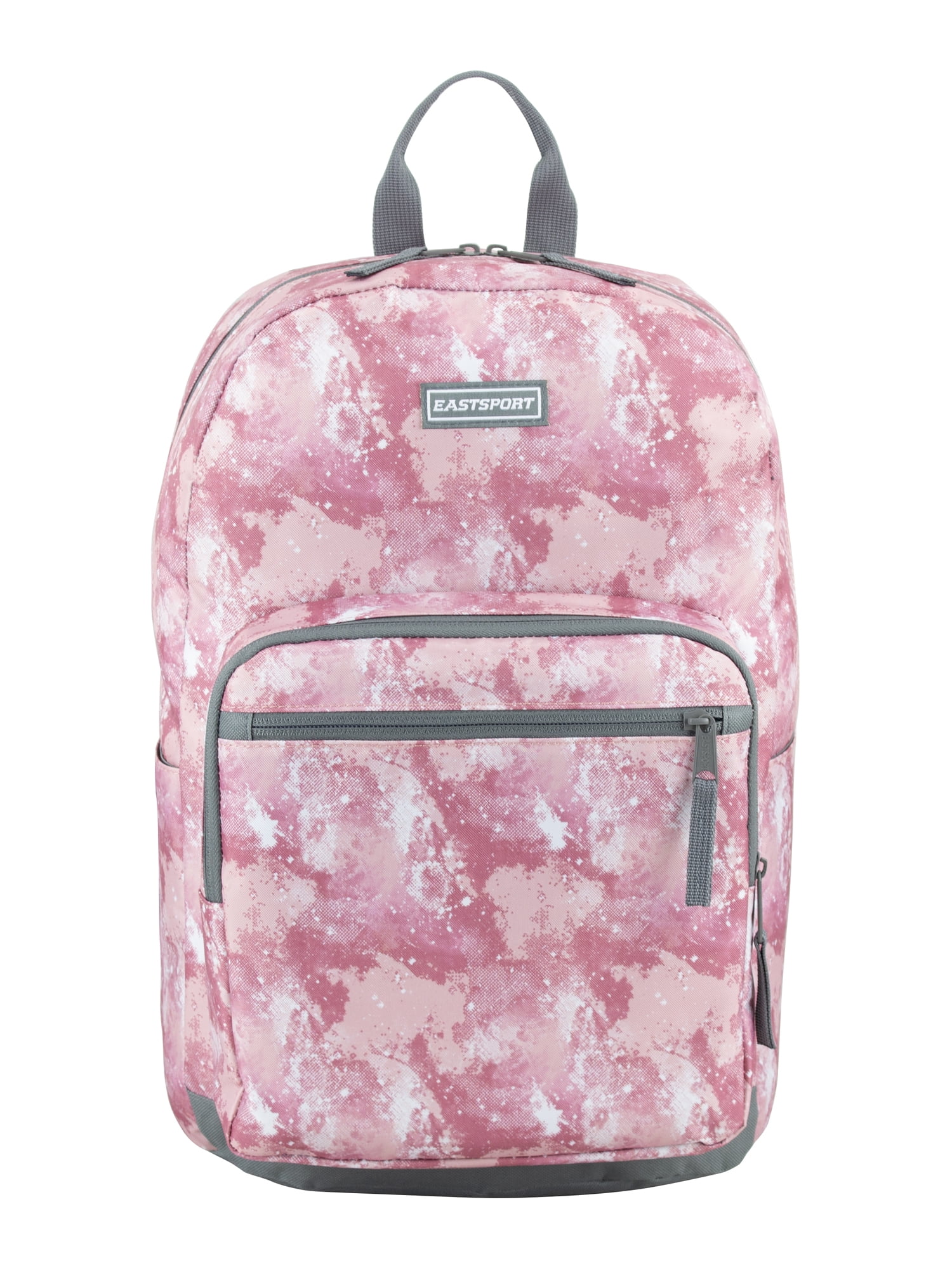 Eastsport Unisex 17" Backpack & Lunch Box 2-Piece Set, Pink Galaxy