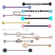 thumbnail image 2 of Pendientes de barra industriales Piercings de andamio de material acero inoxidable Barra de joyería de perforación industrial para hombres y mujeres Hugo Piercing Cuerpo Pendientes, 2 of 7