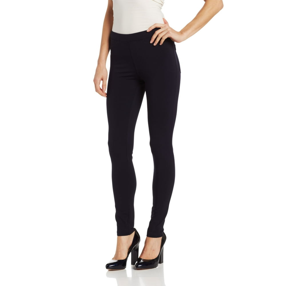Hue - Hue NEW Navy Blue Womens Size XS Pull-On Stretch Ponte Legging ...