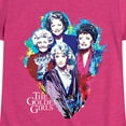 thumbnail image 3 of Golden Girls - Paint Splatter Group - Toddler And Youth Girls Short Sleeve Graphic T-Shirt, 3 of 5