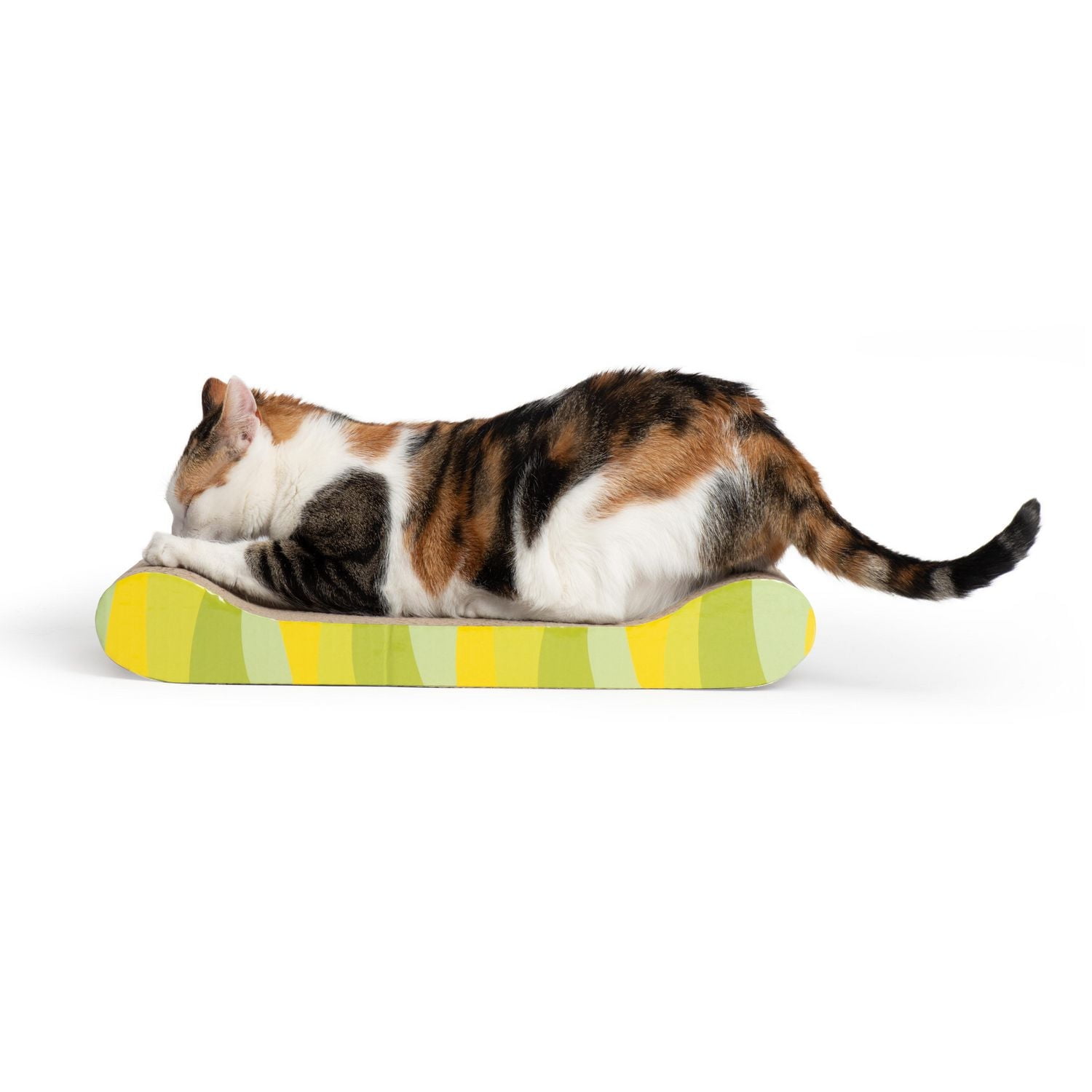 Catit Style Patterned Cat Scratcher with Catnip - Jungle Stripes - Lounge
