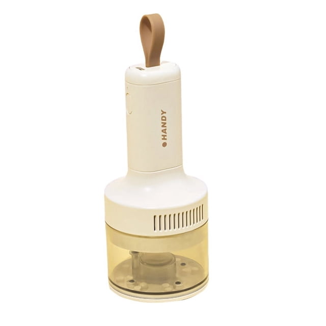 Desktop Vacuum Cleaner for Home and Car Use, Strong Suction, USB Charging, Mini Keyboard Cleaner White