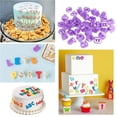 thumbnail image 2 of Fondant Cookie Cutter Set Para Letras Números Rose Flower Shapes Set Fondant Tools Eyector Stamp Herramienta De Modelado Para Decoración De Pasteles 114 Pack Serendint HA021937-00, 2 of 7