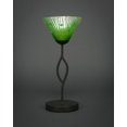 thumbnail image 1 of Revo Mini Table Lamp Shown In Dark GraniteFinish With 7 Kiwi Green Crystal Glass, 1 of 1