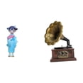thumbnail image 1 of Estatua vintage de geisha japonesa, figura de resina, escultura coleccionable, adorno pintado a mano, artesanía artística en resina, ideal para regala, 1 of 8