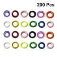 thumbnail image 1 of HEALEEP 200pcs Eyelet Grommets Mixed Color Kit Functional Snaps For Store Use, 1 of 8