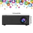 thumbnail image 2 of VogueV 4K Portable Projector for Kids, 150 Ansi-Lumen Mini Wi-Fi Home Theater with Keystone & Zoom, 5.9X4.3X2.4 Inch Size, Wall-Mountable for Bedroom Movie Night Or Backyard Camp, Projector*1, 2 of 2