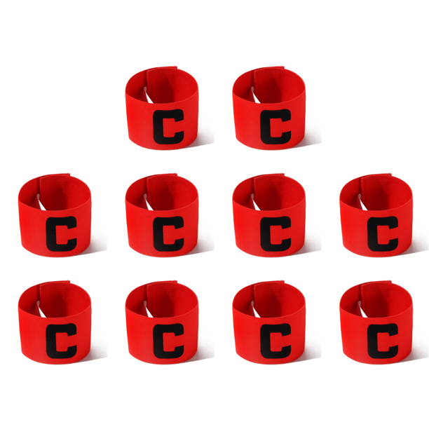 Brazalete Fútbol Envoltura Btafrte Nailon Competencia Regalo Rojo