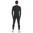 thumbnail image 2 of MANIFIQUE Thermal Underwear for Men Set Crewneck Ultra Thin Long Johns Top & Bottom Set, 2 of 6