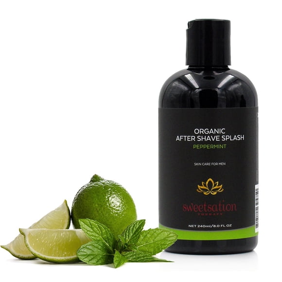 Sweetsation Therapy Organic After Shave Minty Splash 8oz