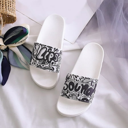 

Cathalem S House Slippers for Women Summer Sandals And Slippers For Women To Wear Summer Indoor Soft Indoor Slippers for Women White 9