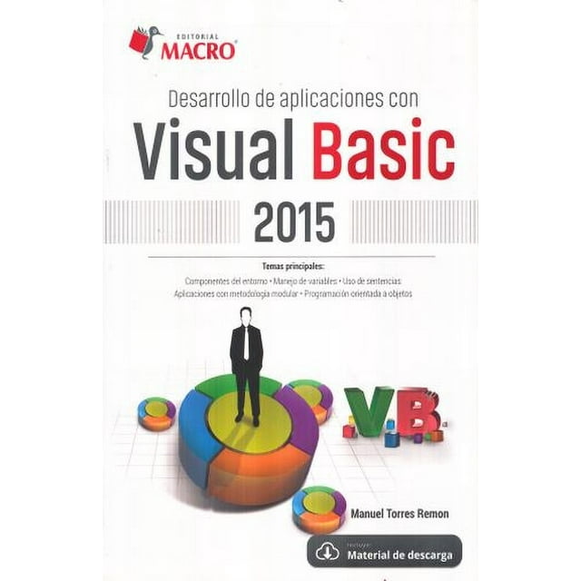 Libro Desarrollo De Aplicaciones Visual Basic 2015 Tapa Blanda, Autor Manuel Torres Remon, Editorial Macro