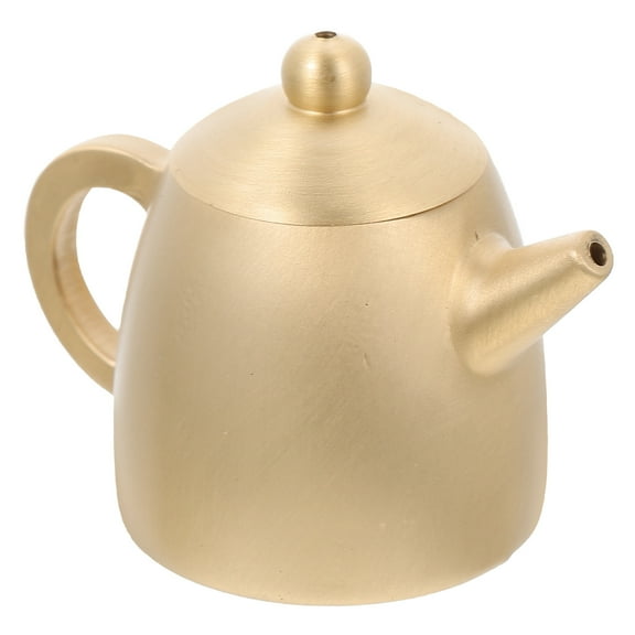 Tall Teapot Ornament Home Decor Desk Decoration Doll Kitchen Children Toys Adornment Kettle Table Office