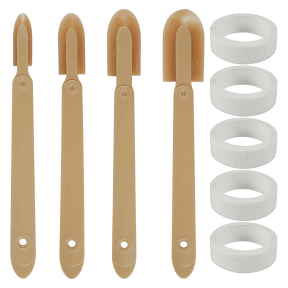 4PCS Rubber Caulking Tool,Caulking Spatulas Caulk Finishing Tool,Caulk Remover Tool for Tiles Sink Joint Skirting,B