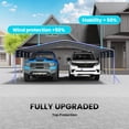 thumbnail image 4 of TIME RAY 20x20 Ft Carport, Heavy Duty Metal Car Port, All-Weather Protection, Easy Assembly for Cars, Trucks, Boats, Tractors, and Outdoor Storage, 4 of 8