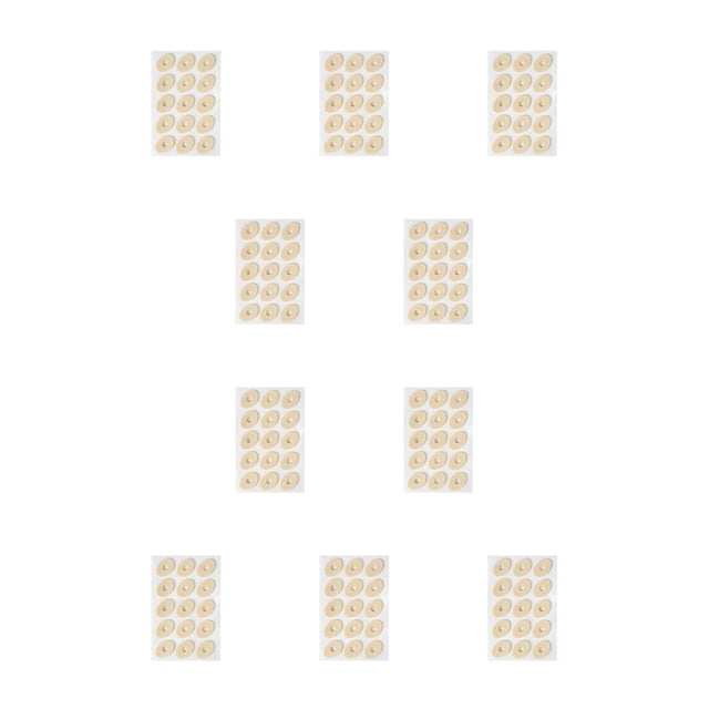 Minnieouse Juego de 15 unidades de esponja de látex para callos, portátil, autoadhesivo, para interior y exterior, para hacer ejercicio, para Óvalo pequeño 10Conjunto