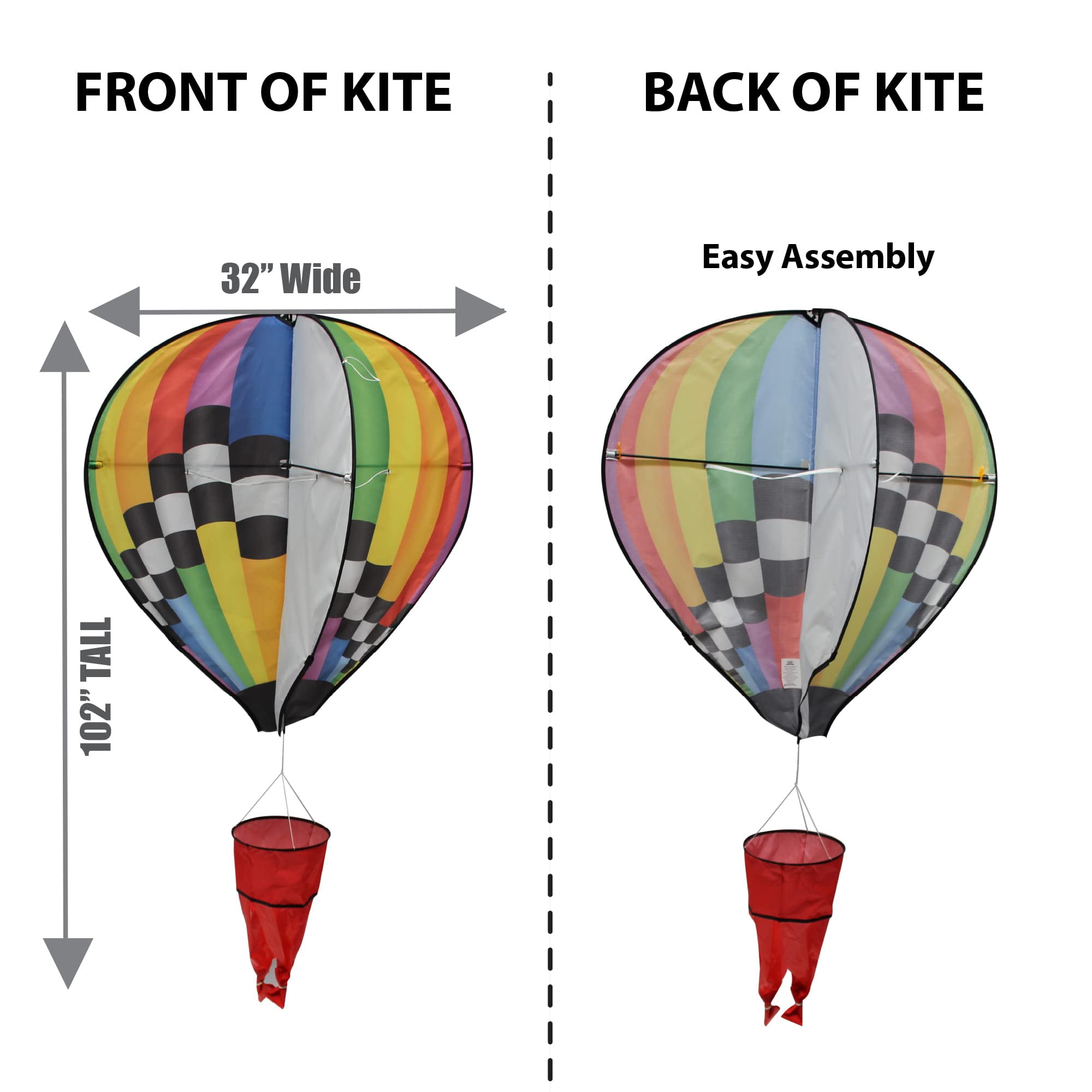 WindNSun Supersize Ultra High Definition 2D Large Ripstop Nylon Kites