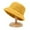 Yellow, variant on Dyfzdhu Women Winter Bucket Hat Vintage Cloche Hats Warm Faux Wool Outdoor Fisherman Cap Beige