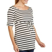 Maternity Demi-Panel Denim Shorts