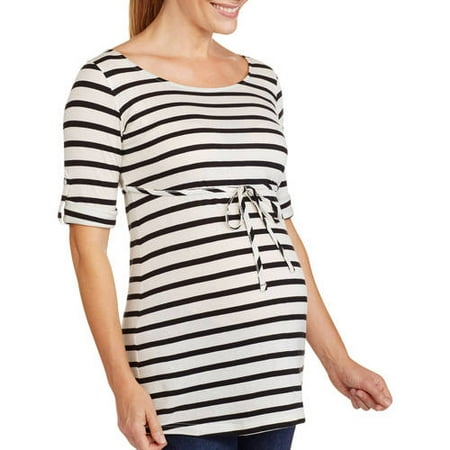 Maternity Demi-Panel Denim Shorts