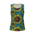 thumbnail image 6 of Sigee Sunflowers for Women's Workout Tank Top,Running Tank Tops,Sleeveless Gym Clothes, 6 of 8