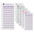 thumbnail image 3 of FRCOLOR Portable Sheets with Expense Tracker 60 Sheets Cards for Cash Binder Refills, 3 of 8