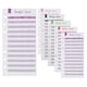 thumbnail image 3 of 60 hojas de hojas de presupuesto portátiles, recargas de carpetas de efectivo, tarjetas de registro de gastos diarios, rastreador de gastos (A6), 3 of 6