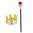 thumbnail image 1 of Paquete de 2-10 y Sceptre Kids Accesorios de  piezas Sunnimix Disfraz Infantil Corona Real, 1 of 8
