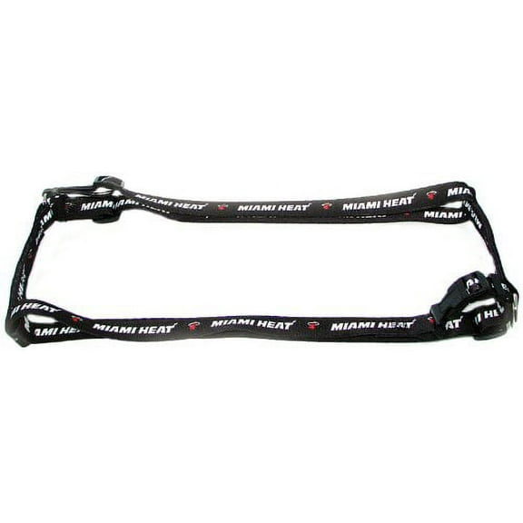 Miami Basketball Heat Large 1 Inch wide Adjustable Dog Harness - 20" - 30"