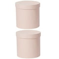 thumbnail image 4 of SHISUYAN 2pcs Round Flower Boxes Present Cardboard Cylinder Flower Packaging Buckets, 4 of 5
