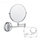 thumbnail image 2 of Espejo de maquillaje para baño de cobre, plegable, telescópico, para colgar en la pared, espejo de belleza de doble cara, de alta definición, sin perforaciones, 2 of 4