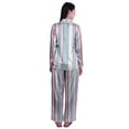 thumbnail image 3 of Moomaya Ensembles de Détente pour Femmes à Manches Longues, Pyjama à Col Cranté Boutonné, 3 of 6